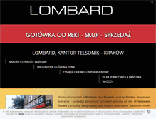 Tablet Screenshot of lombardkrakow.com